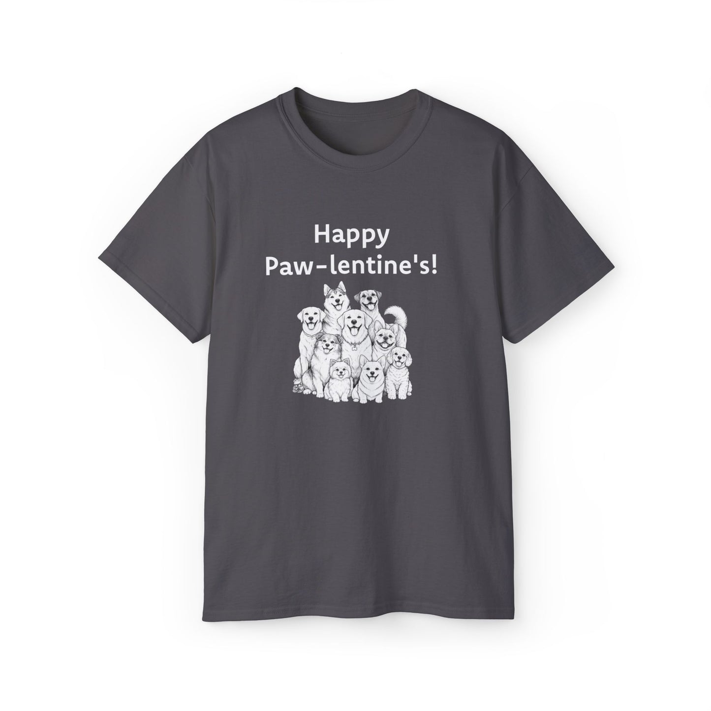 Happy Paw-lentine's Unisex Ultra Cotton Tee