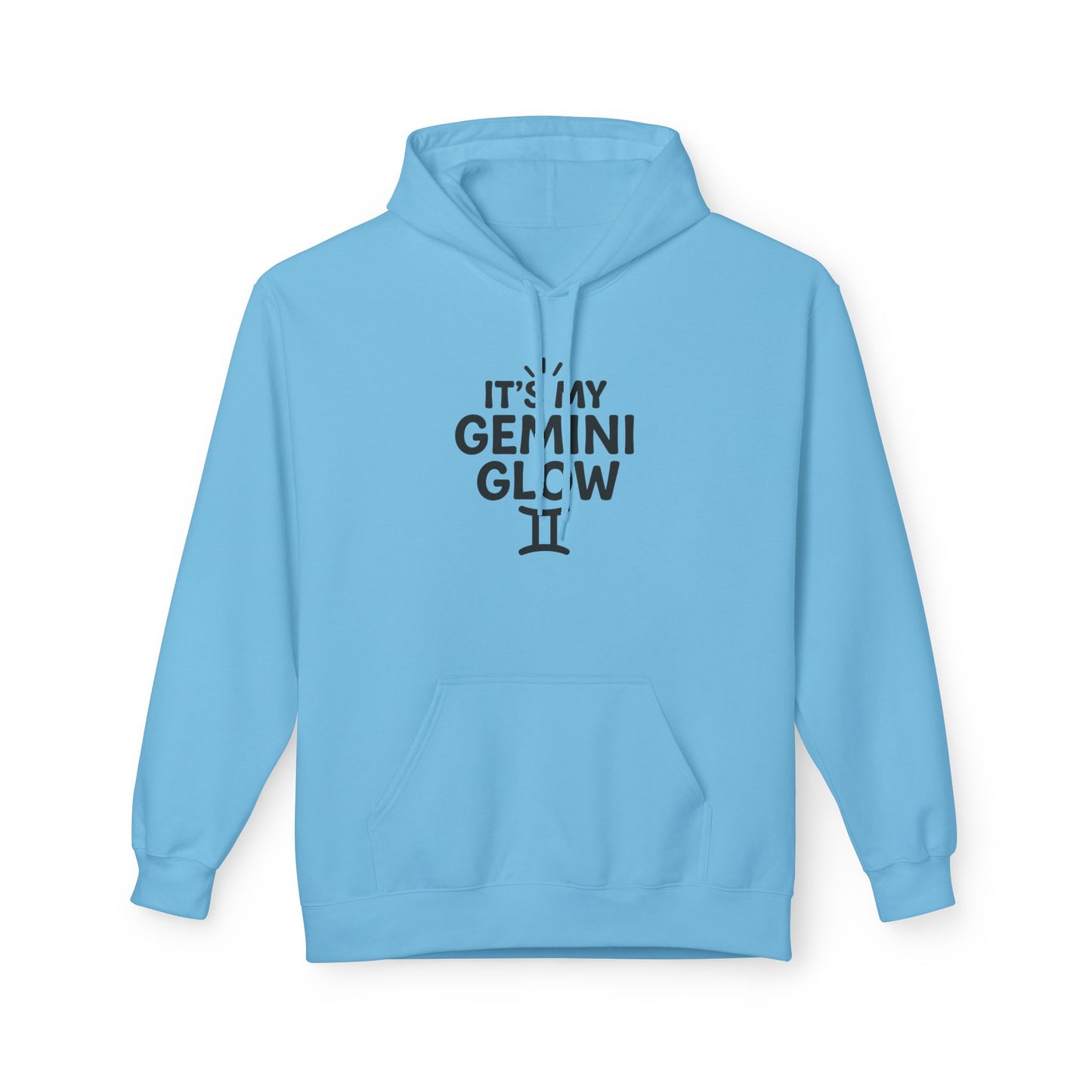 It's My Gemini Glow Unisex Midweight Softstyle Fleece Hoodie