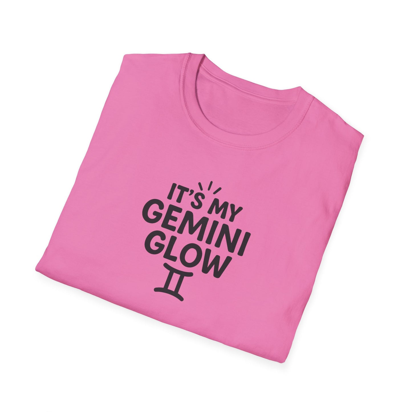 It's My Gemini Glow Unisex Softstyle T-Shirt