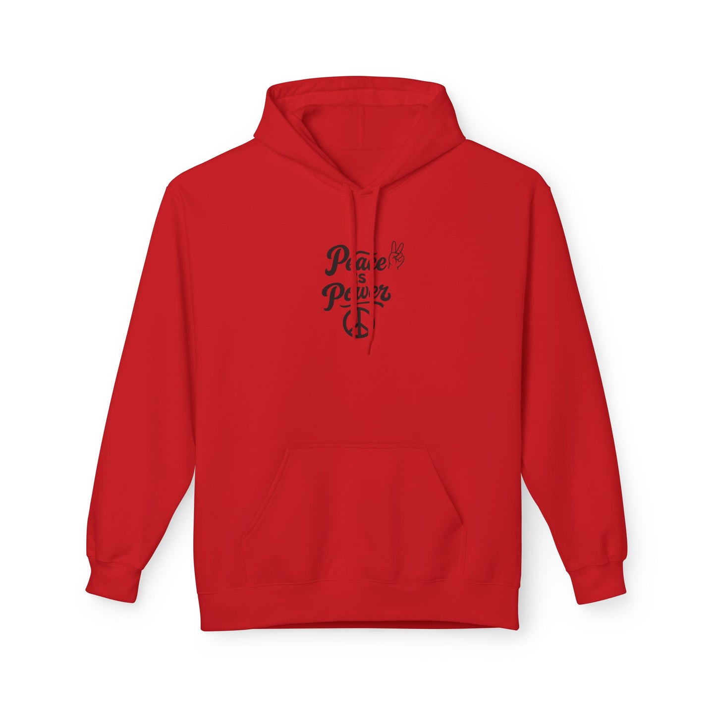 Peace Is Power Unisex Midweight Softstyle Fleece Hoodie