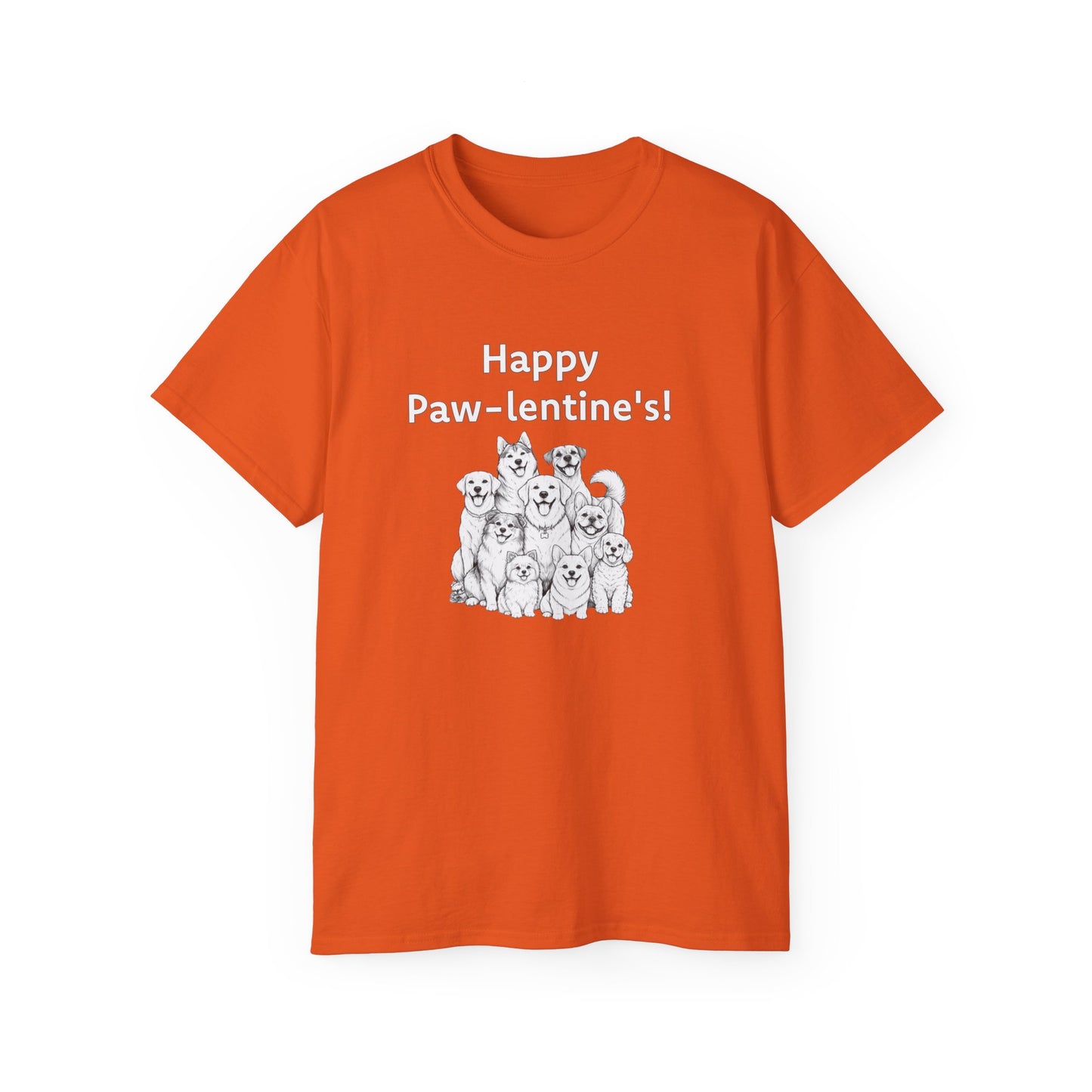 Happy Paw-lentine's Unisex Ultra Cotton Tee