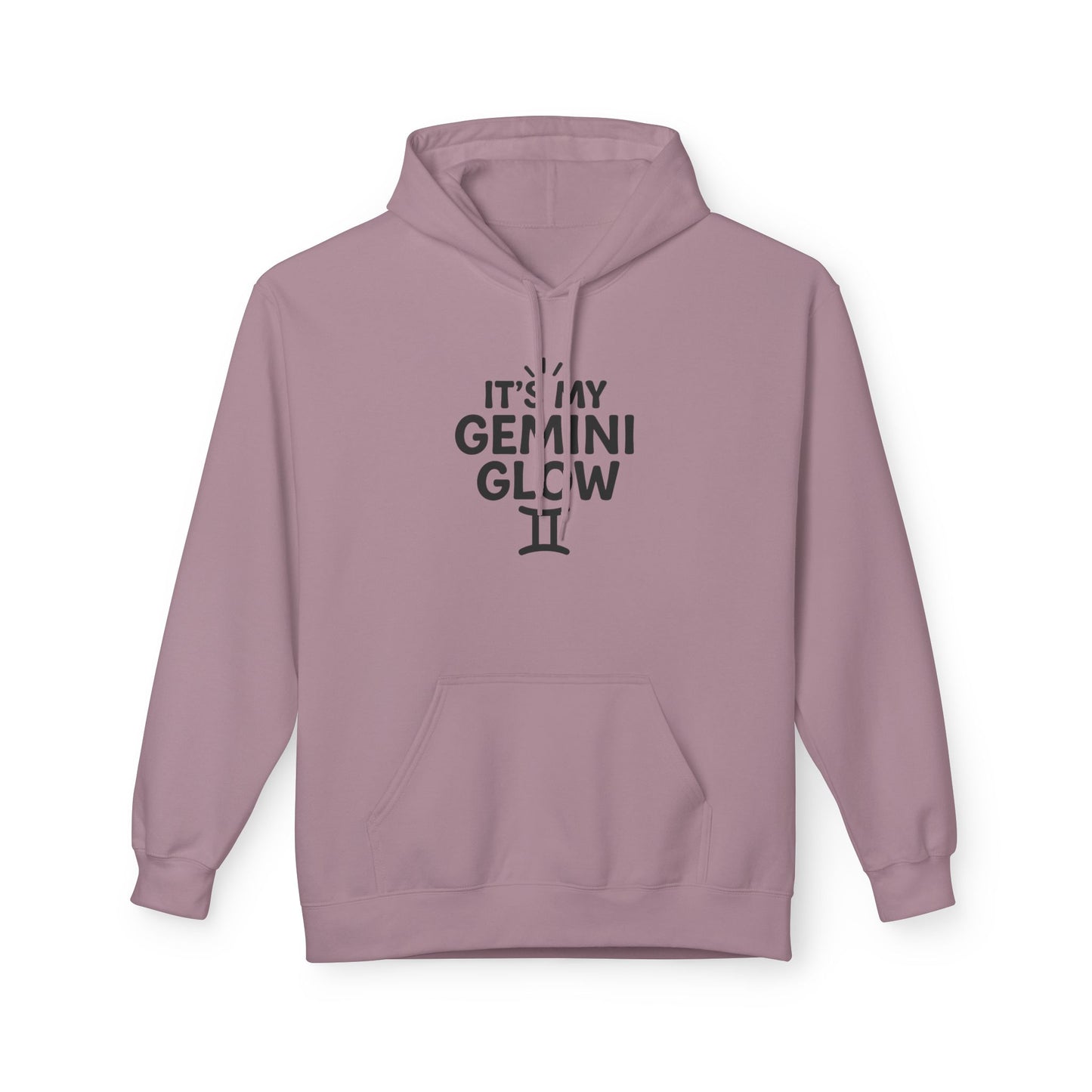It's My Gemini Glow Unisex Midweight Softstyle Fleece Hoodie