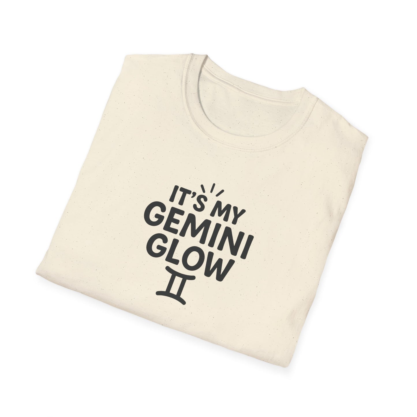 It's My Gemini Glow Unisex Softstyle T-Shirt
