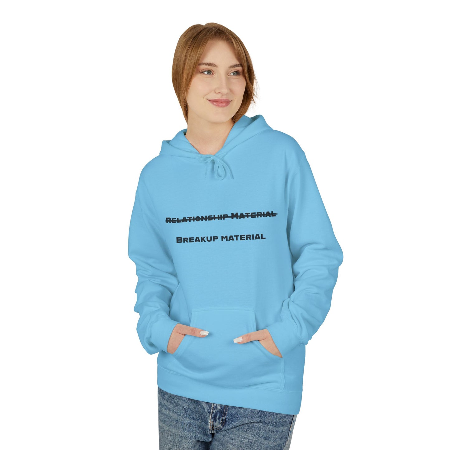 Breakup Material Unisex Midweight Softstyle Fleece Hoodie