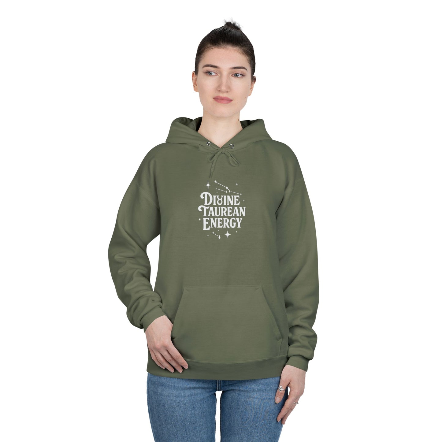 Divine Taurean Energy Unisex EcoSmart® Pullover Hoodie Sweatshirt