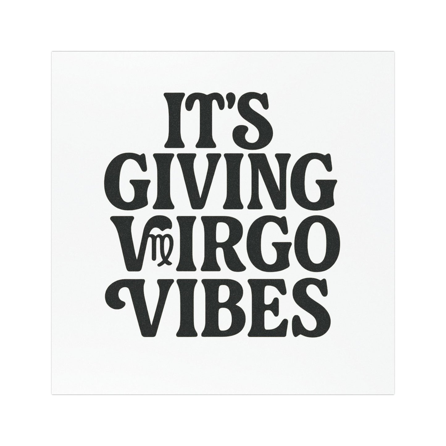 It's Giving Virgo Vibes Car Magnet