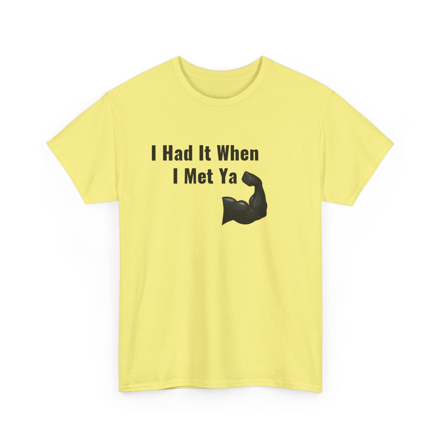 I Had It When I Met Ya Unisex Heavy Cotton Tee