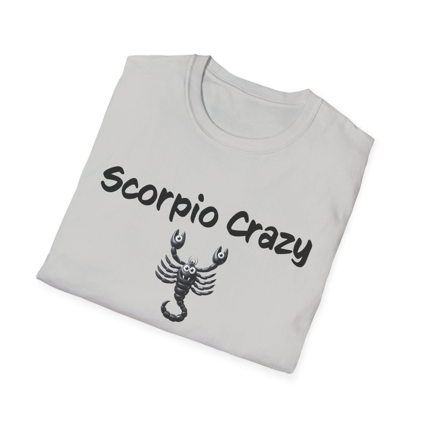 Scorpio Crazy Unisex Softstyle T-Shirt
