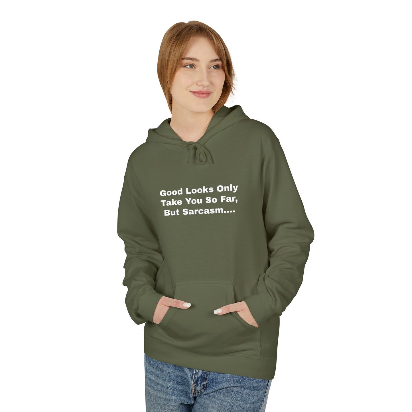 Good Looks Unisex Midweight Softstyle Fleece Hoodie
