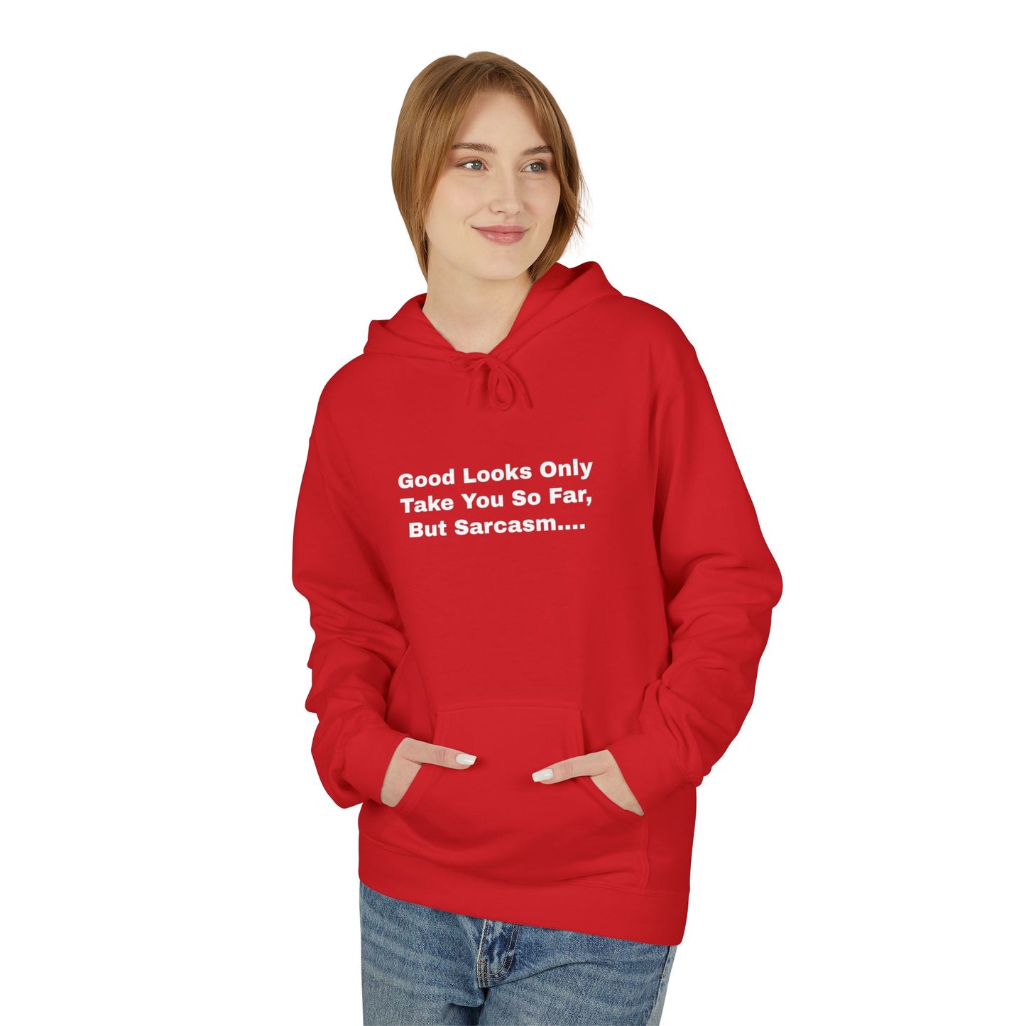 Good Looks Unisex Midweight Softstyle Fleece Hoodie