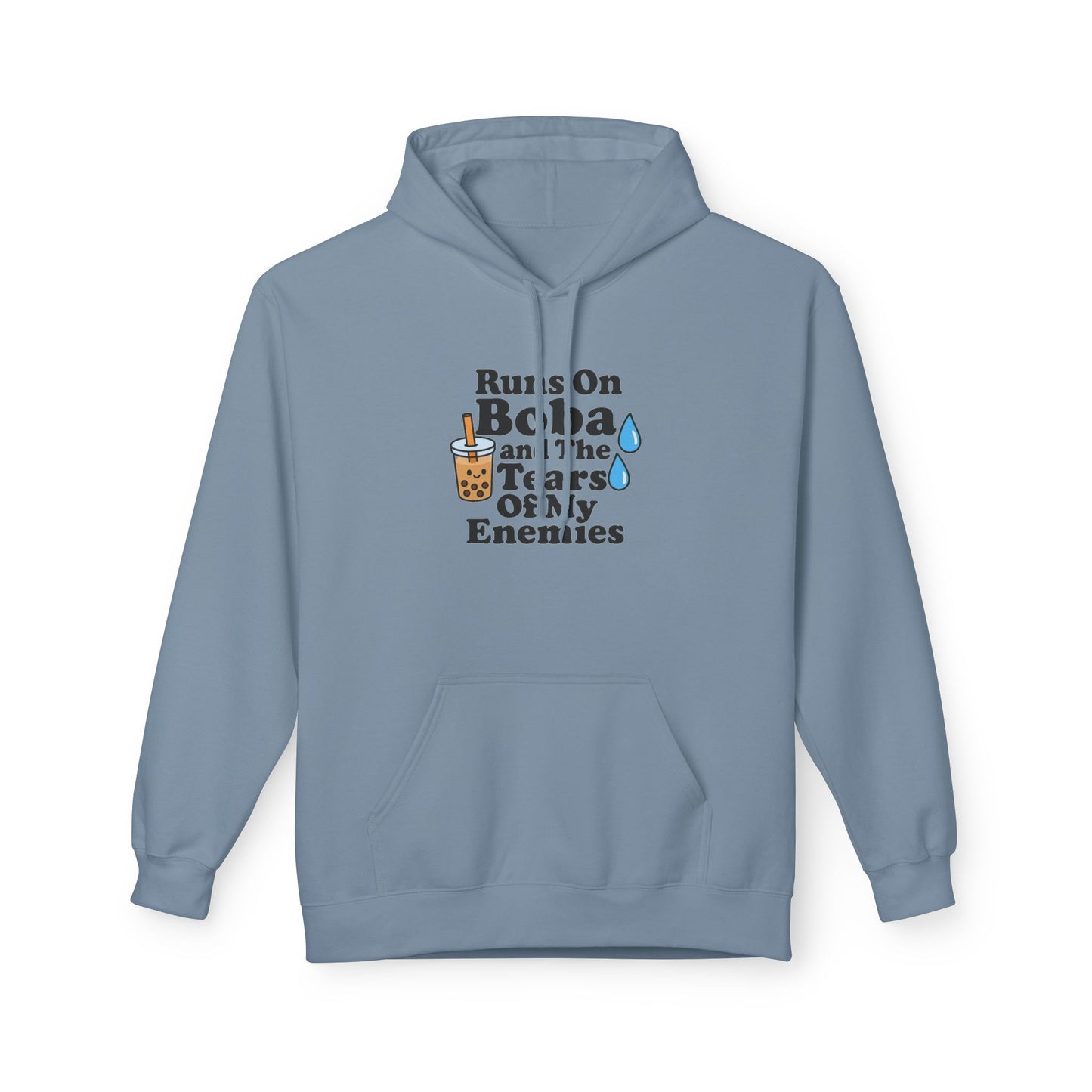 Runs On Boba Unisex Midweight Softstyle Fleece Hoodie