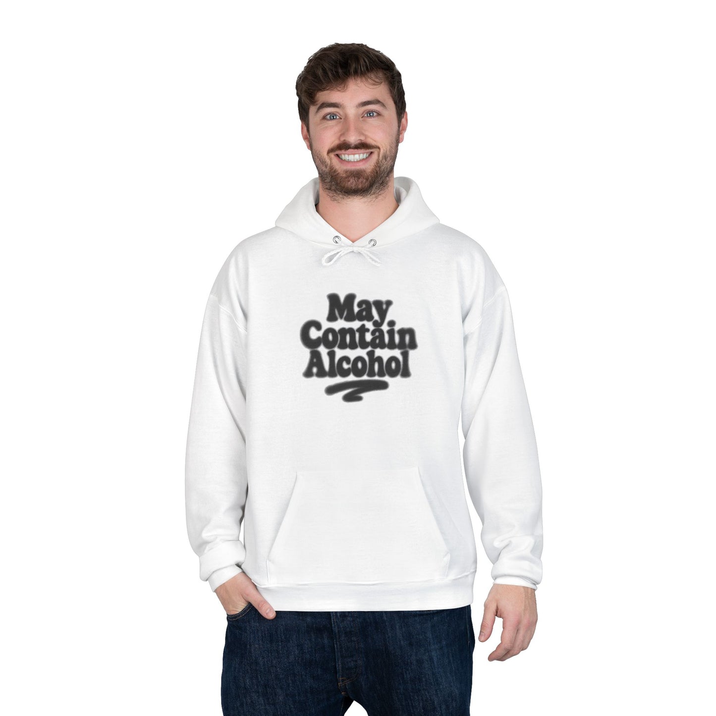 May Contain Alcohol Unisex EcoSmart® Pullover Hoodie Sweatshirt