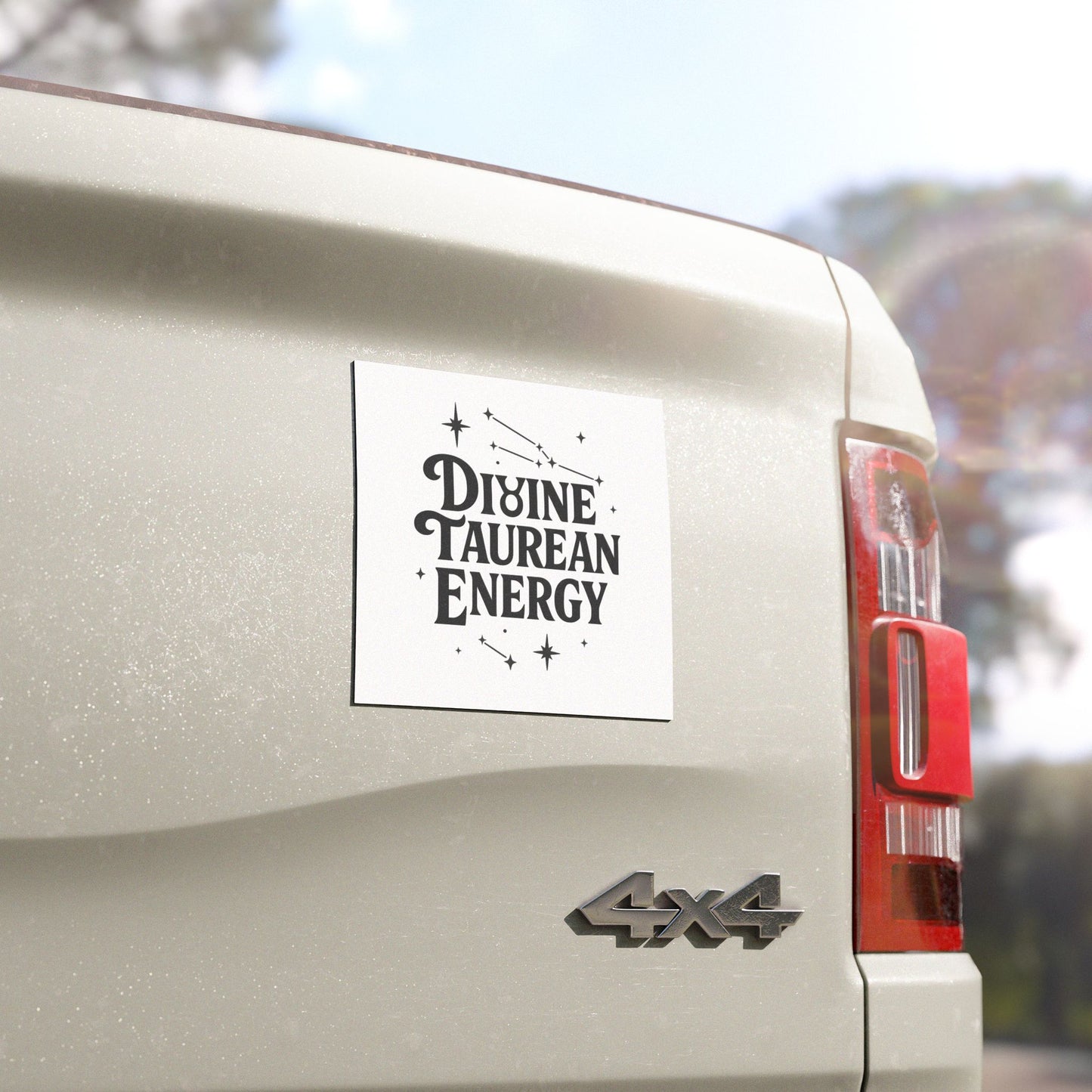 Divine Taurean Energy Car Magnet