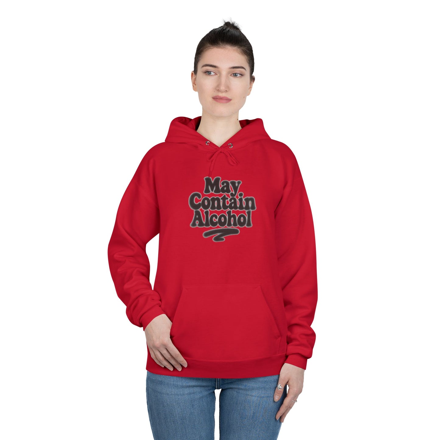 May Contain Alcohol Unisex EcoSmart® Pullover Hoodie Sweatshirt