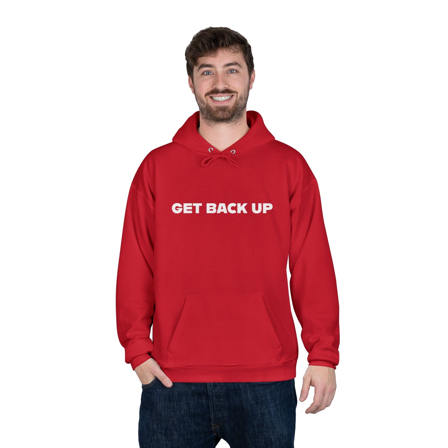 Get Back Up Unisex EcoSmart® Pullover Hoodie Sweatshirt