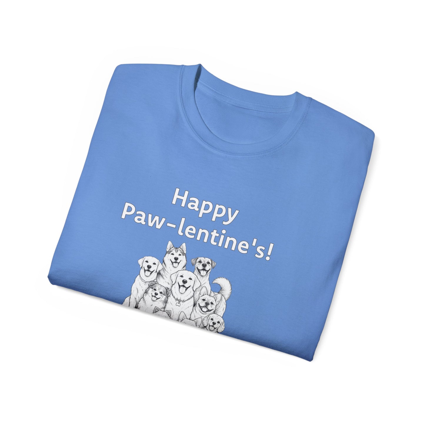 Happy Paw-lentine's Unisex Ultra Cotton Tee