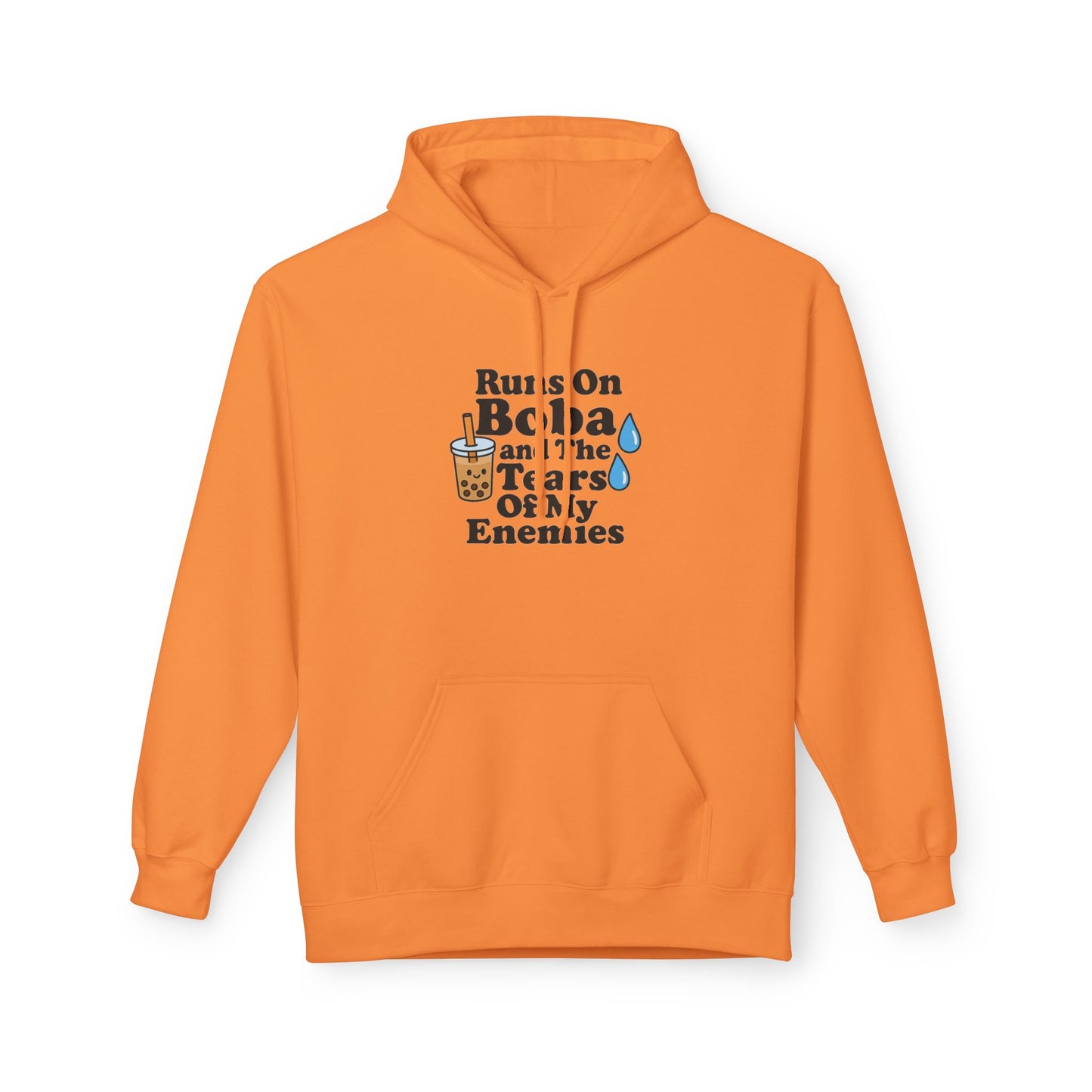 Runs On Boba Unisex Midweight Softstyle Fleece Hoodie