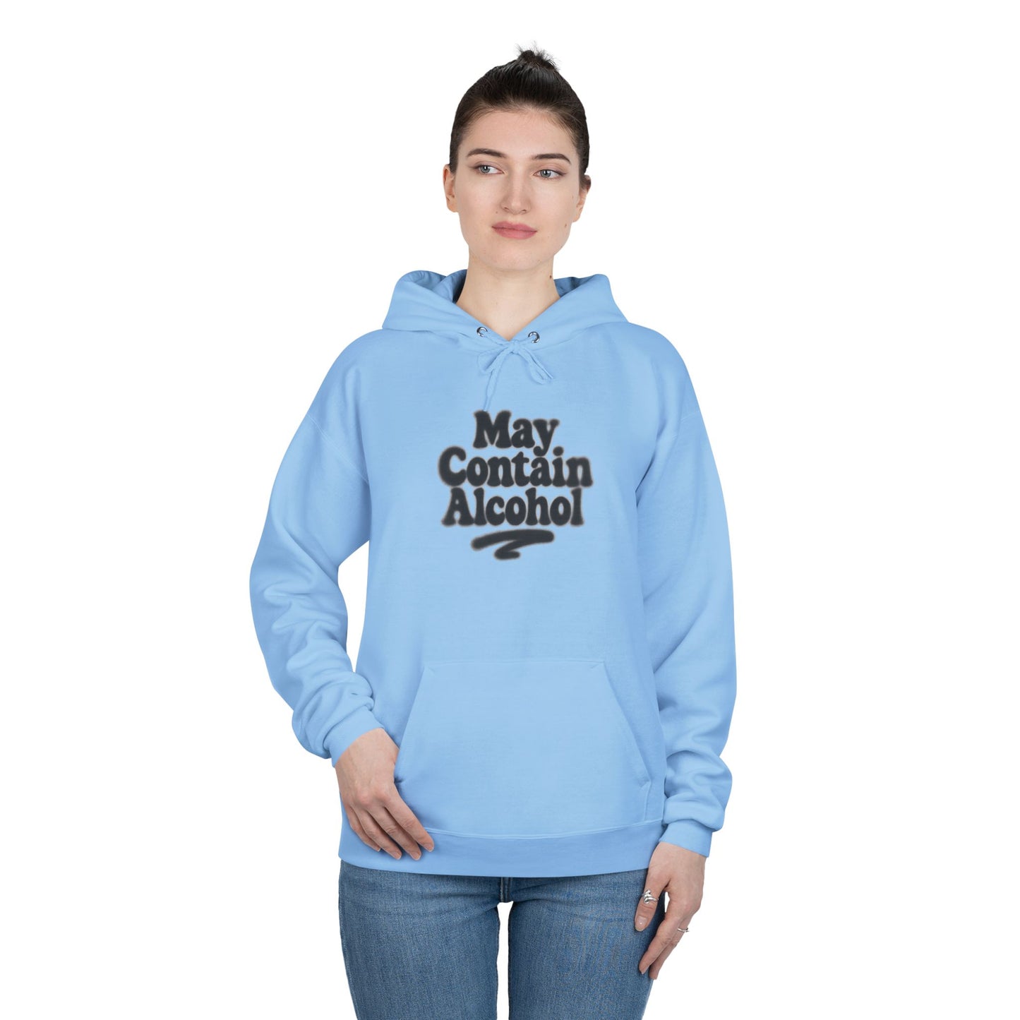 May Contain Alcohol Unisex EcoSmart® Pullover Hoodie Sweatshirt