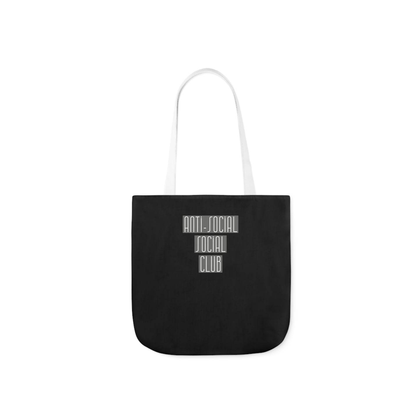 Anti-Social Social Club Polyester Canvas Tote Bag in Black