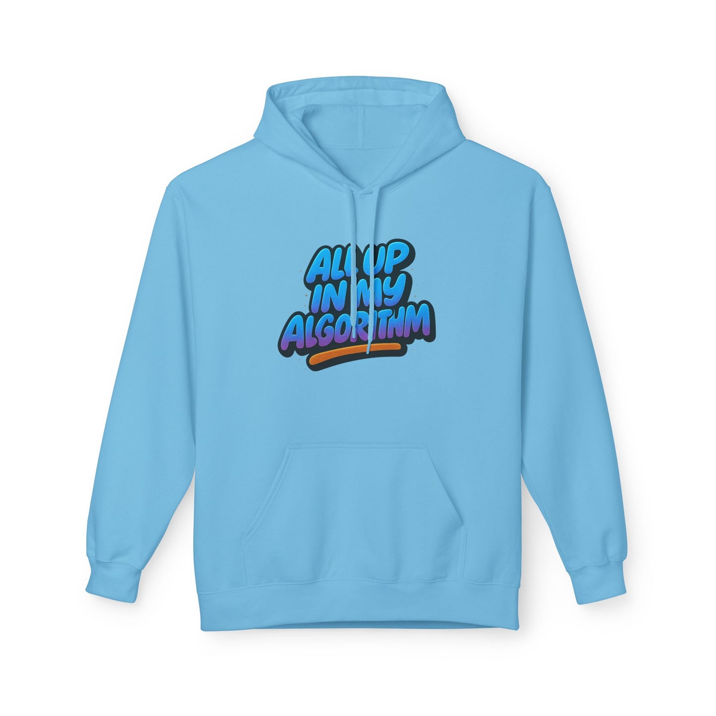 All Up In My Algorithm Unisex Midweight Softstyle Fleece Hoodie