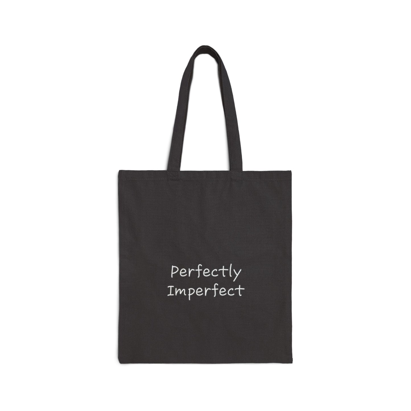 Perfectly Imperfect Cotton Canvas Tote Bag