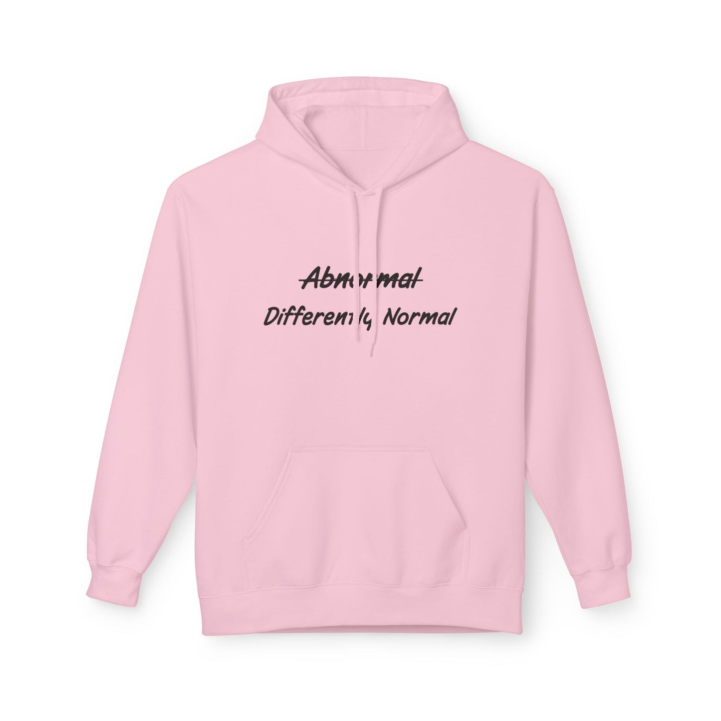 Abnormal Differently Normal Unisex Midweight Softstyle Fleece Hoodie