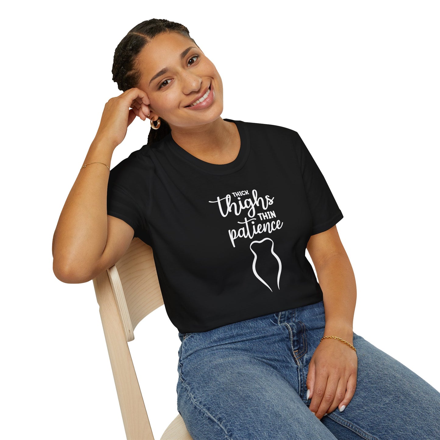 Thick Thighs Thin Patience Unisex T-Shirt