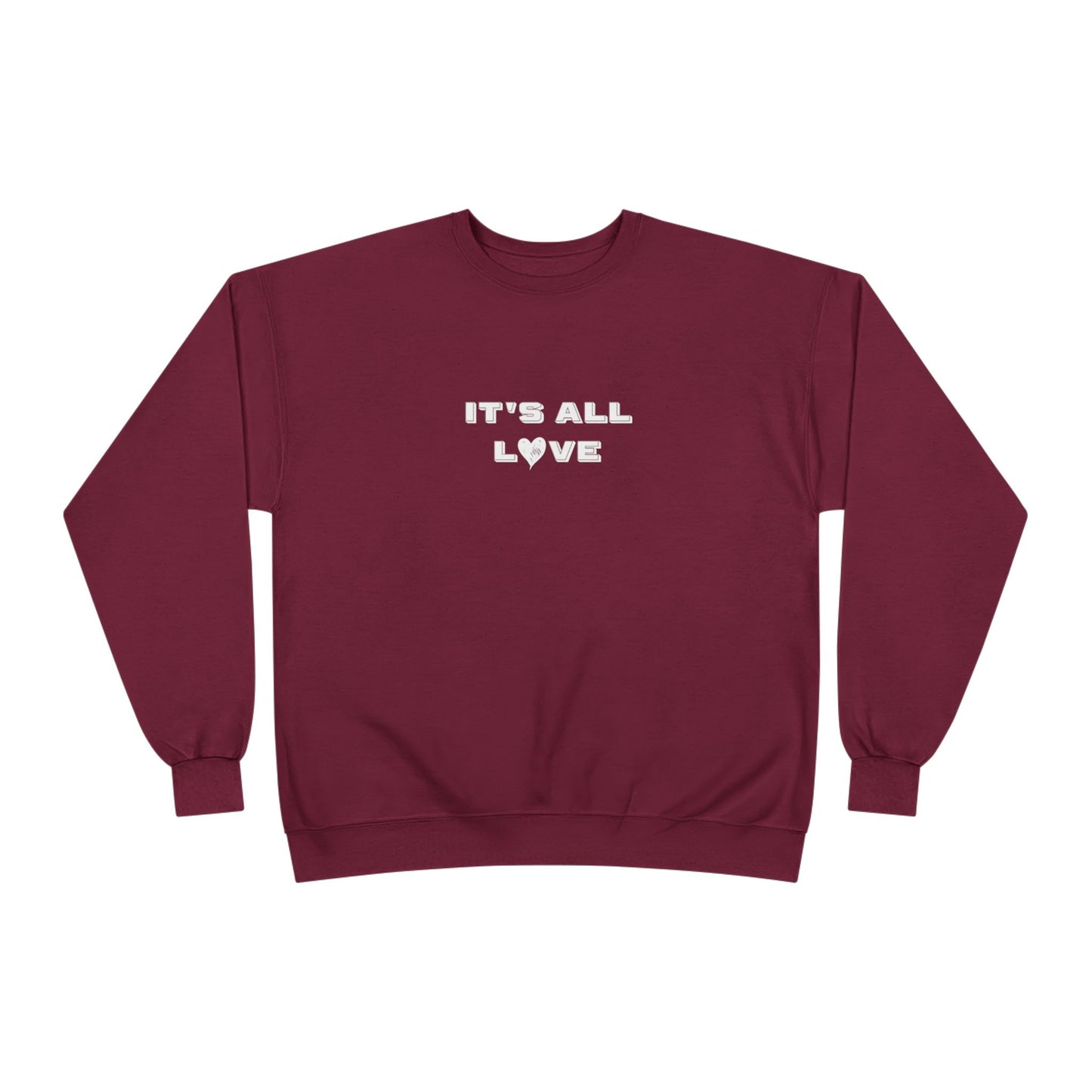 It's All Love Unisex EcoSmart® Crewneck Sweatshirt